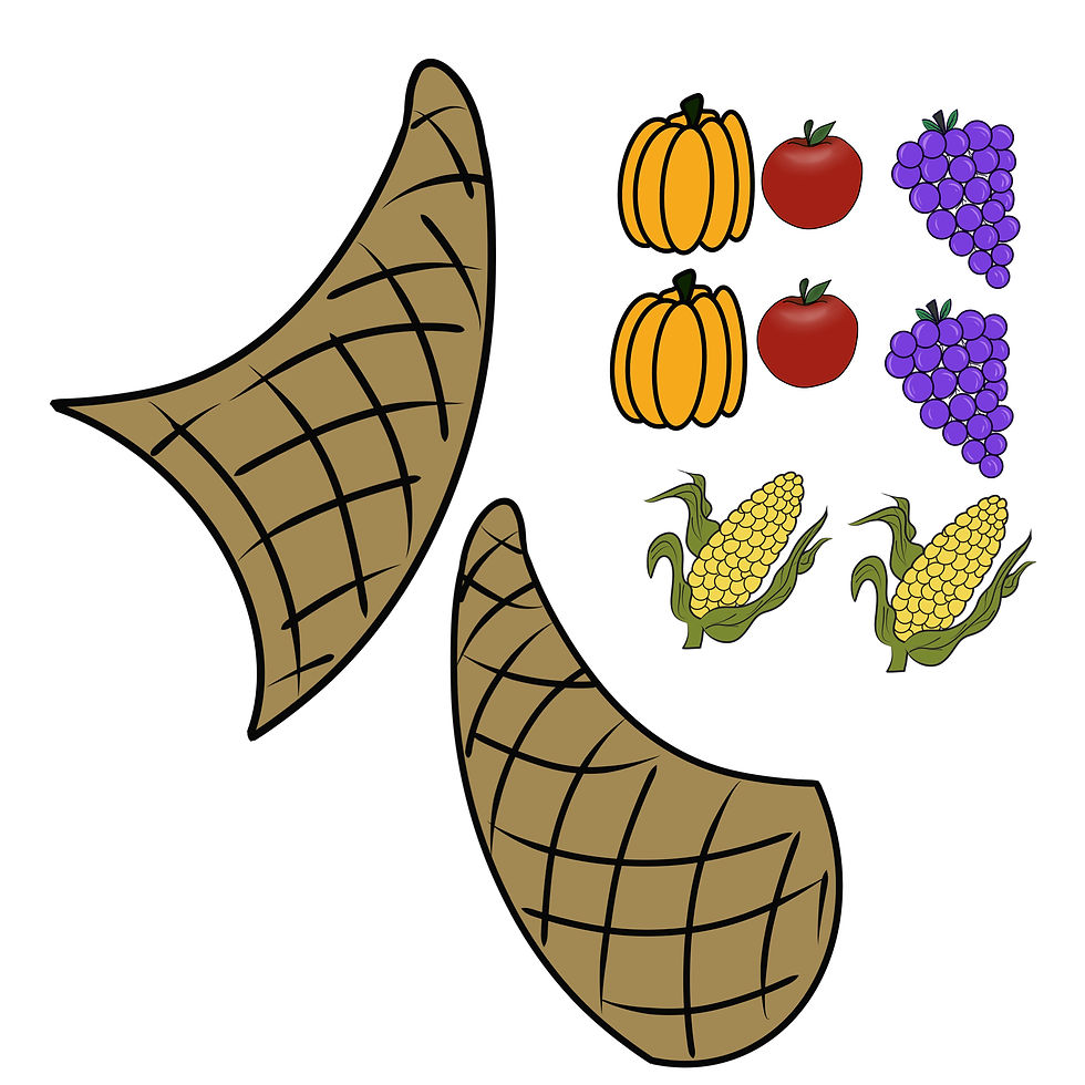 Thumbnail: Thanksgiving Cornucopia Craft