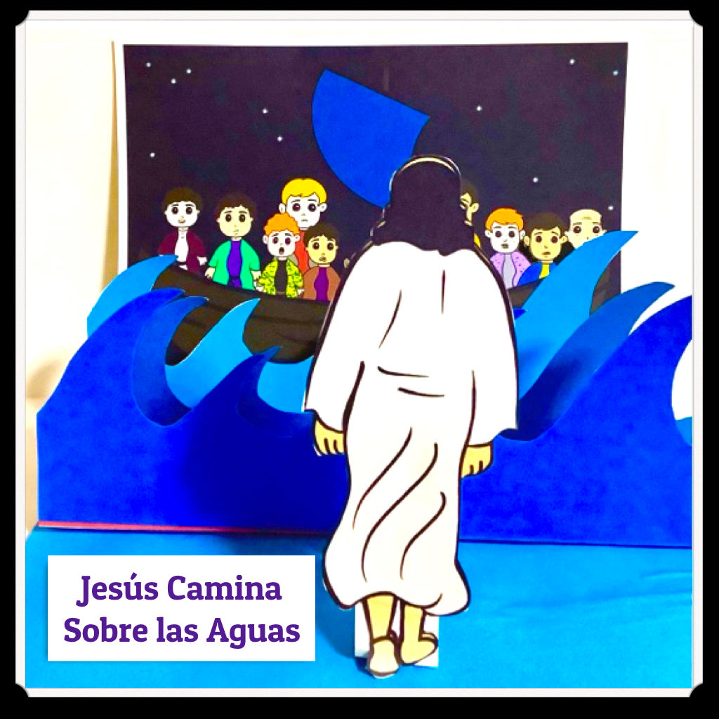 Jesús Camina Sobre las Aguas