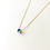 Thumbnail: Prism Gem Cube Anti Tarnish Gold Necklace 