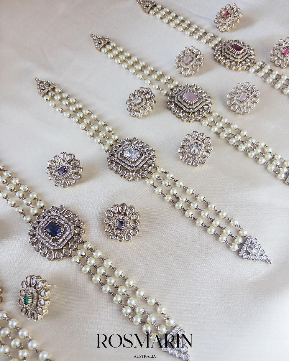 Thumbnail: Victorian Pearl Choker Set