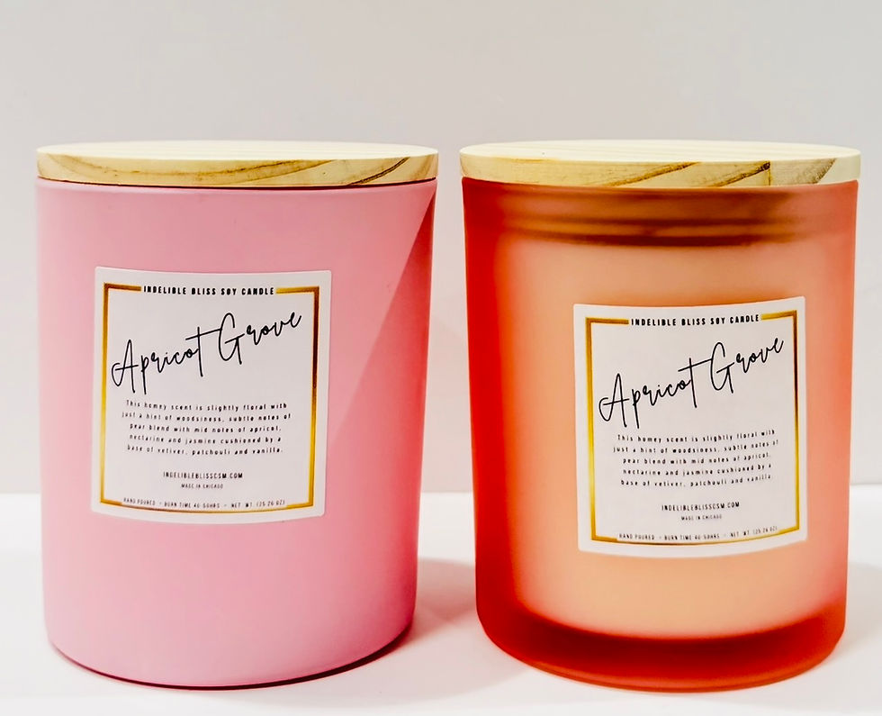 Thumbnail: SPRING COLLECTION | Floral Candles| Soy wax| Pink Jar candle 