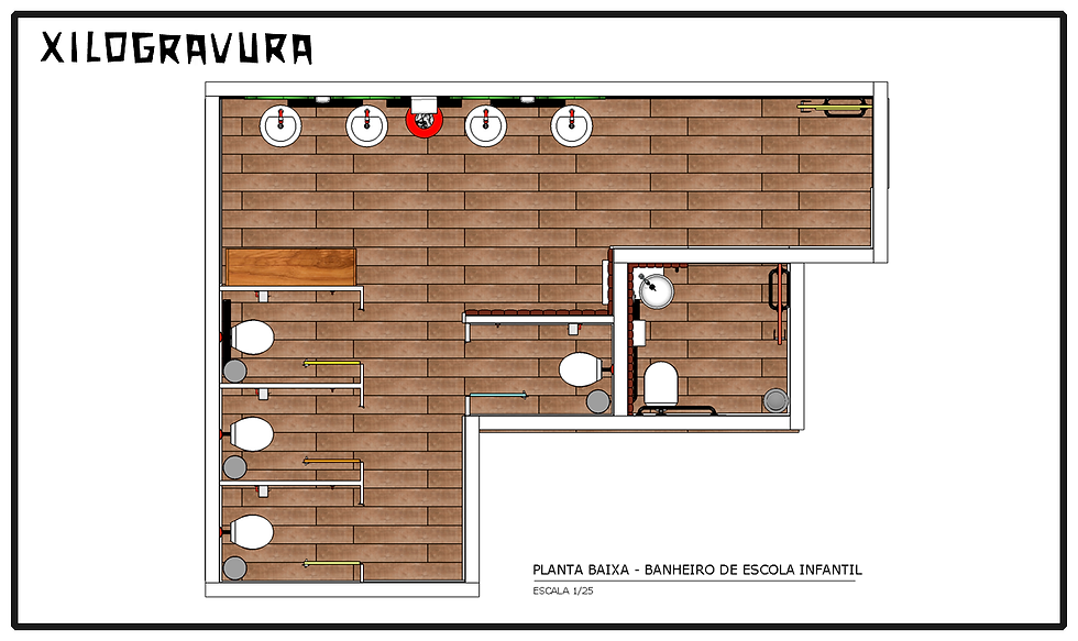 PLANTA BAIXA COLORIDA