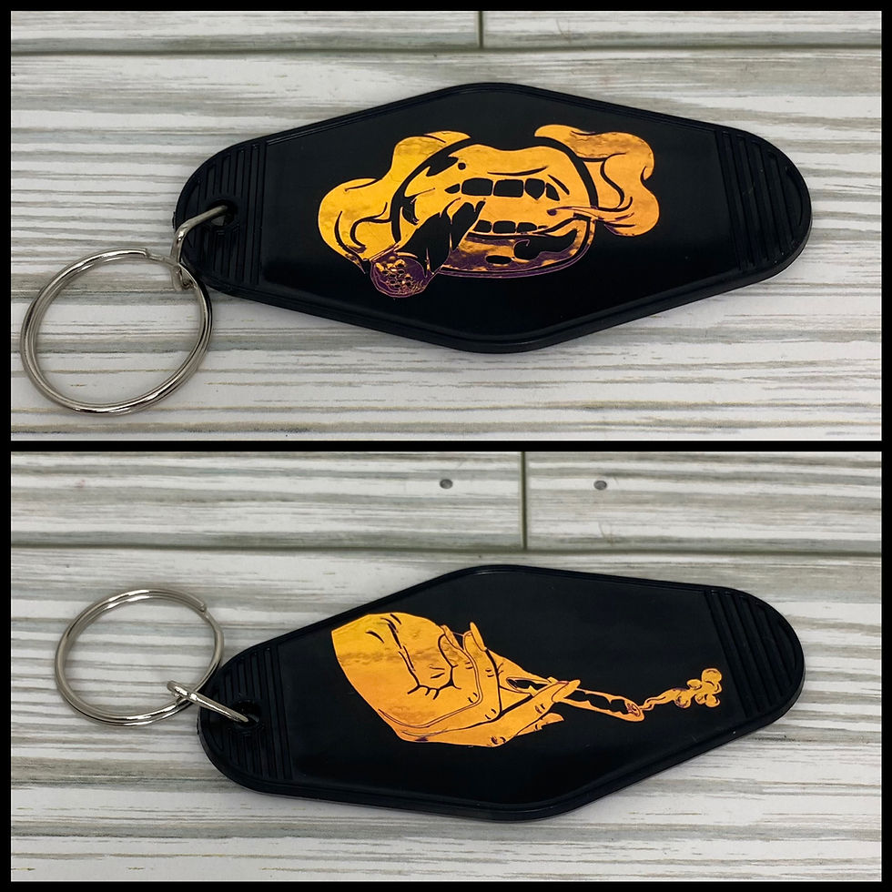 Thumbnail: hotel keychains with decals