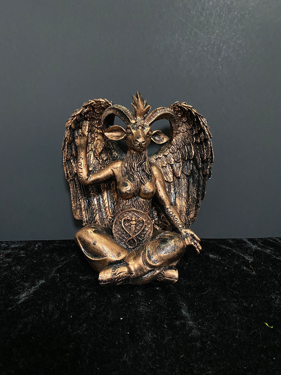 Bronze Pan God statue