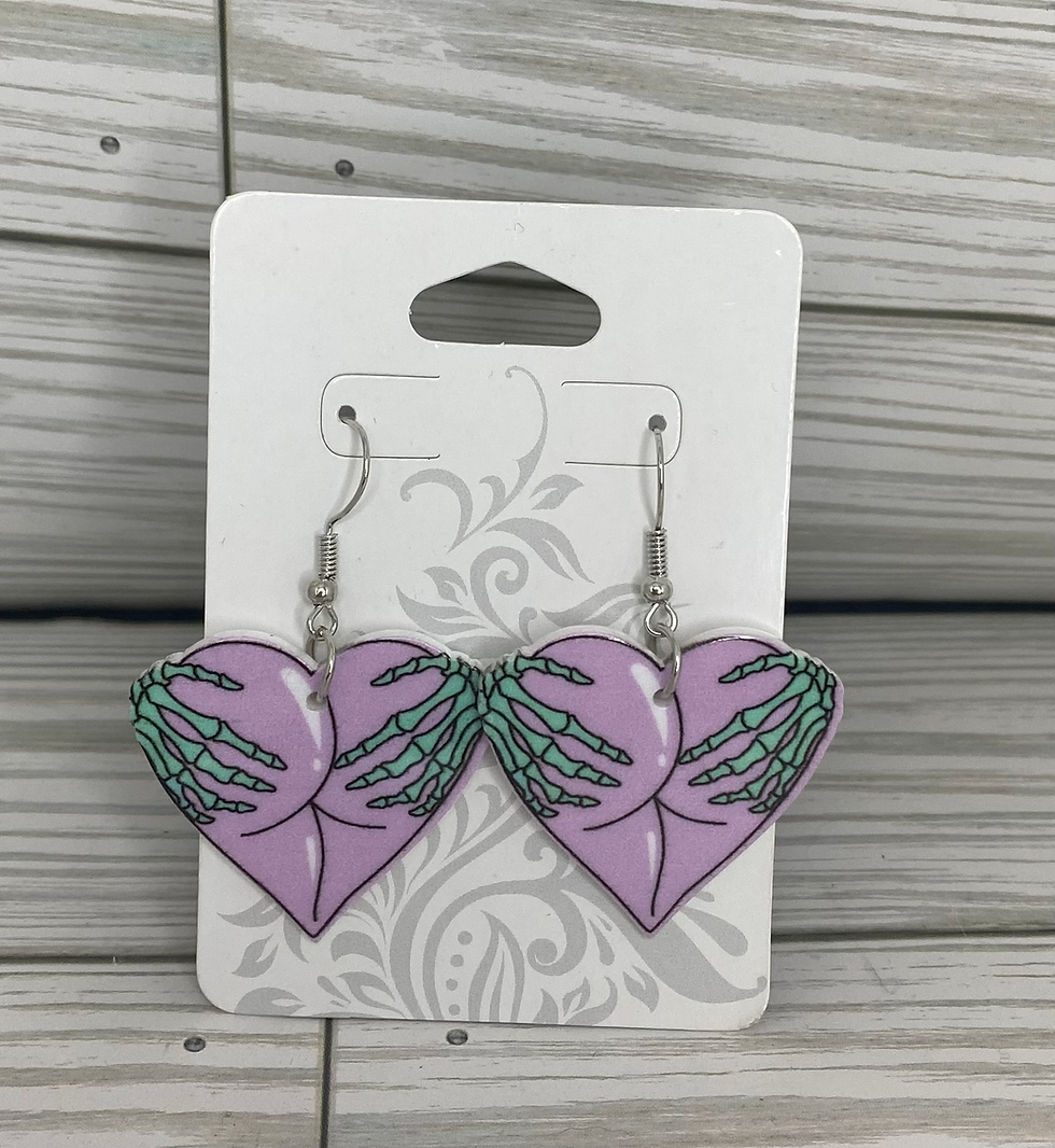 Thumbnail: sexy booty resin earrings
