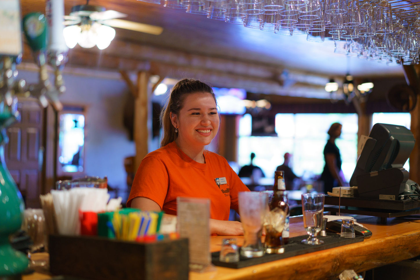 bartender at the Parkway Pub