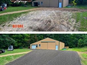 Pole Barn Driveway