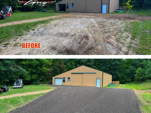 Pole Barn Driveway