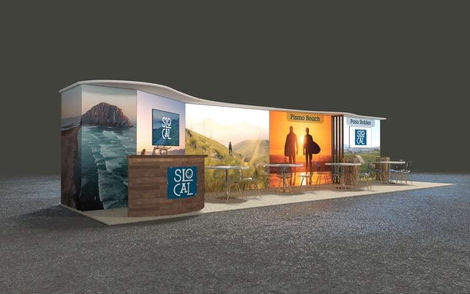 10 X 40 travel event display