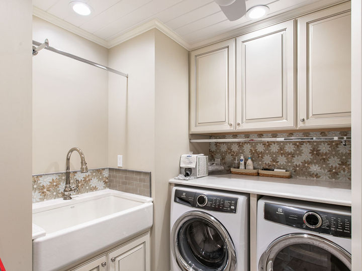 luxury custom laundry room