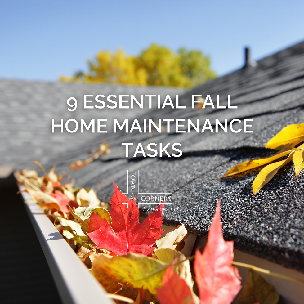 9 Essential Fall Home Maintenance Tasks