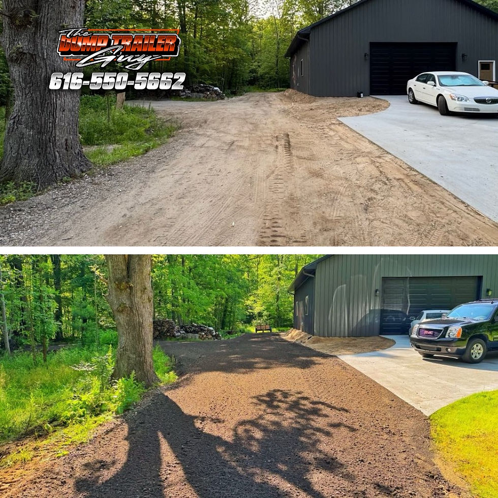 new home driveway installation