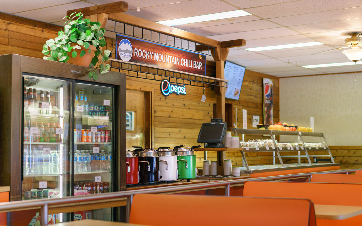 Chili bar at The Crossing Cafe