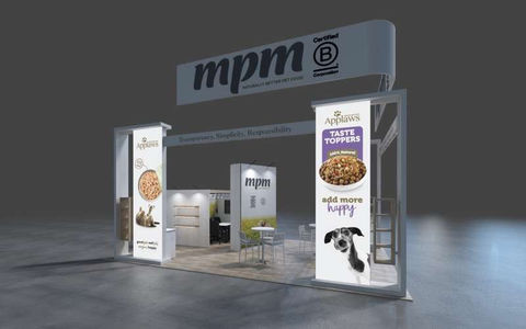 dog food event display booth 20 X 30
