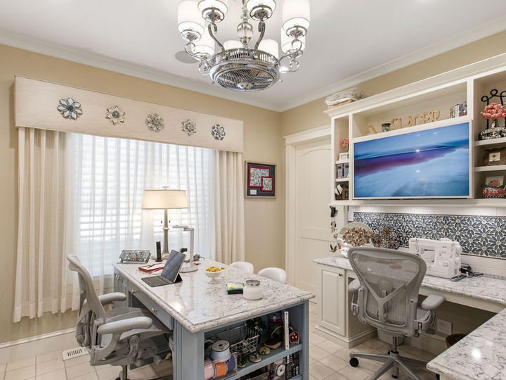 luxury custom craft room