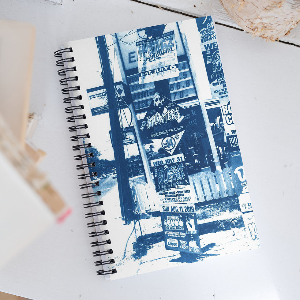 Thumbnail: Lots of Signs -  Spiral Notebook Jamaican Dancehall