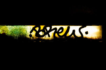 Subway art lightboxes graffiti photograph Tracey Thorne