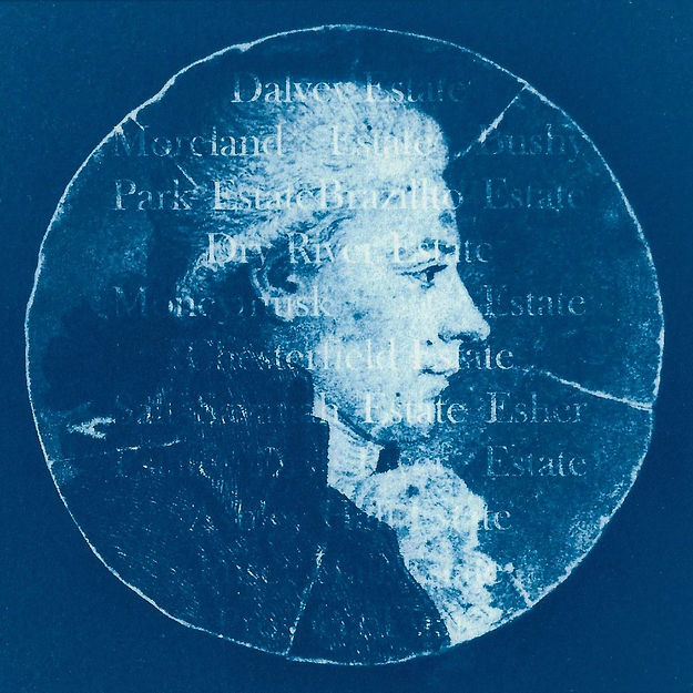 James Watt Jnr cyanotype by Tracey Thorne