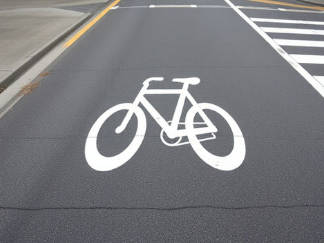 bicycle lane marking