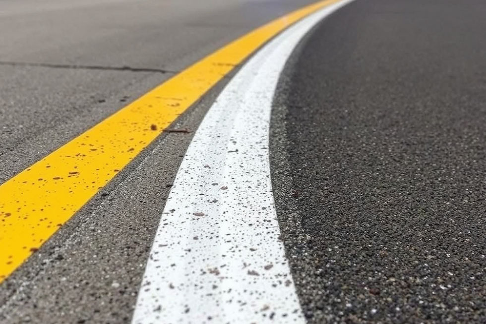 thermoplastic line marking