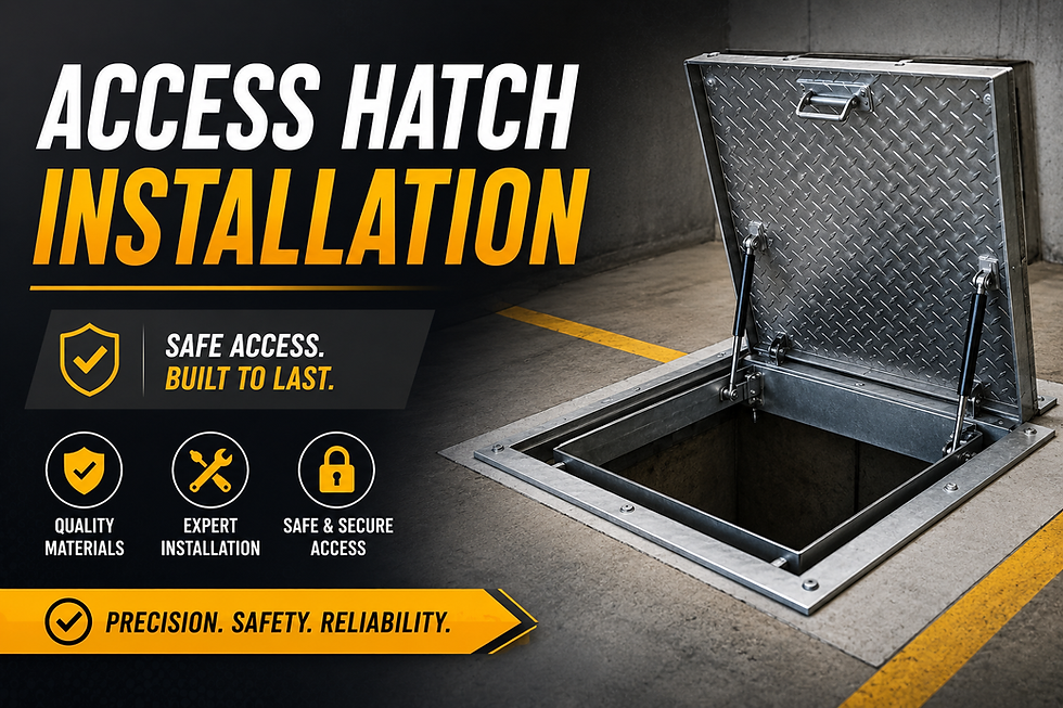 roof access hatch installation