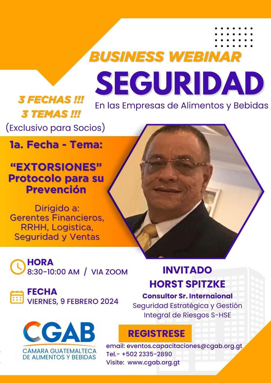 Seguridad en las Empresas de Alimentos y Bebidas - "Extorsiones" Protocolo para su Prevención