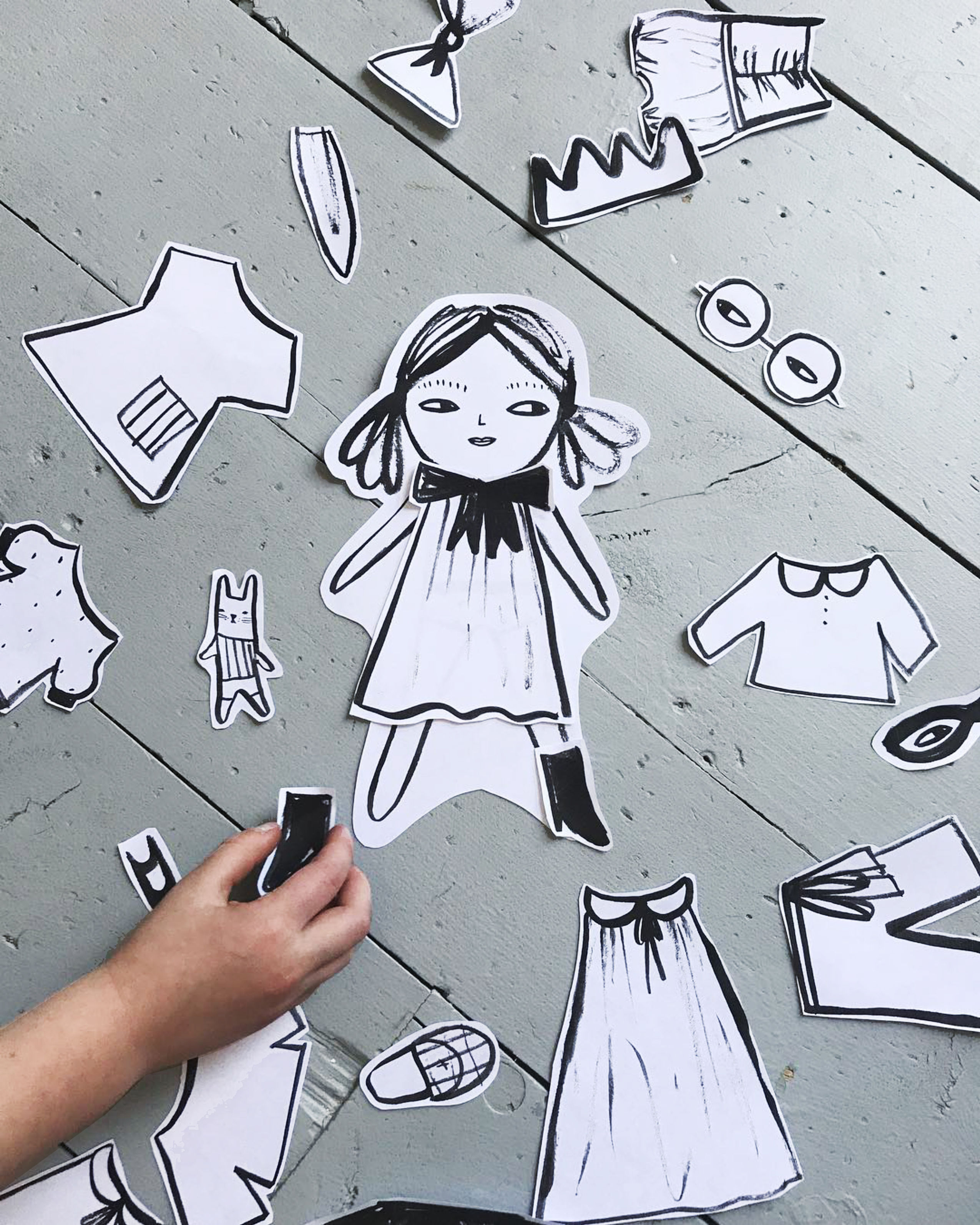 Nellie Paper Doll Printable