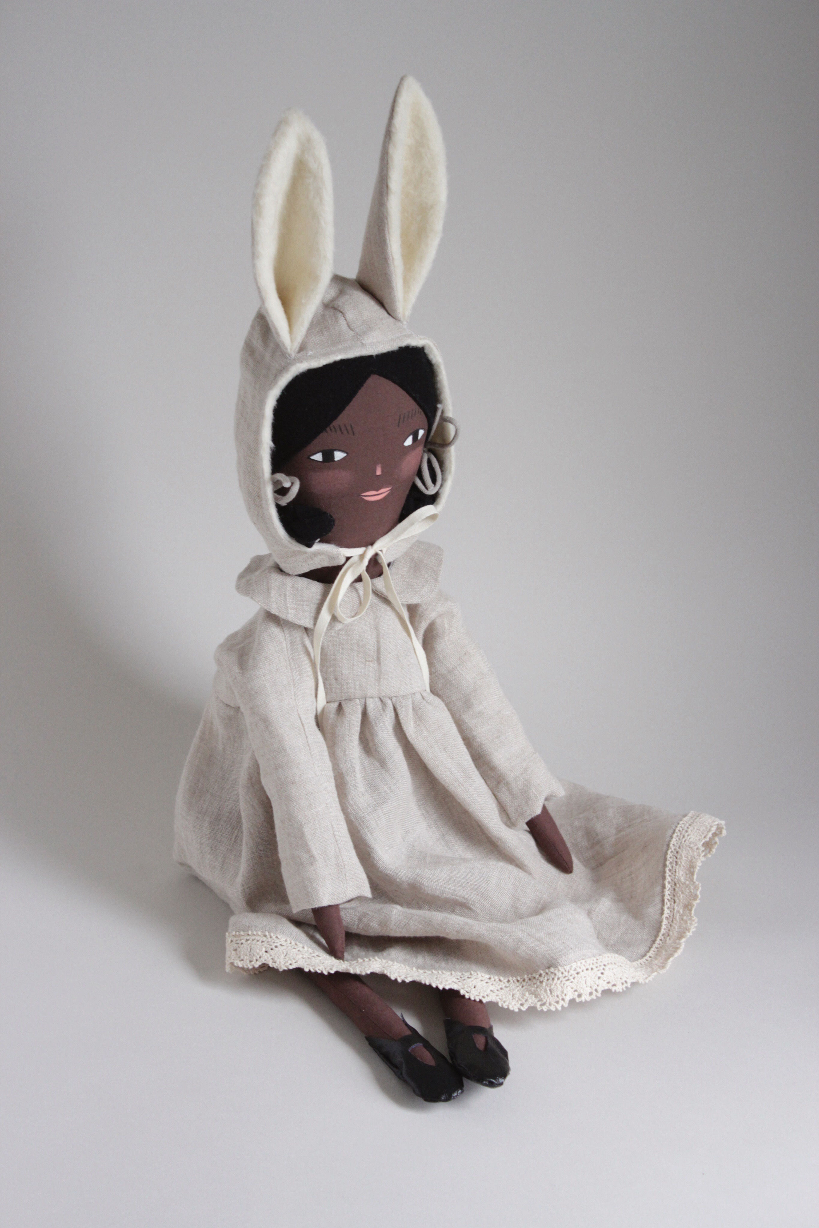 Lexi - midi size doll with bunny hood