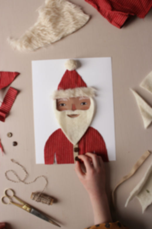 Decorate a Santa Printable