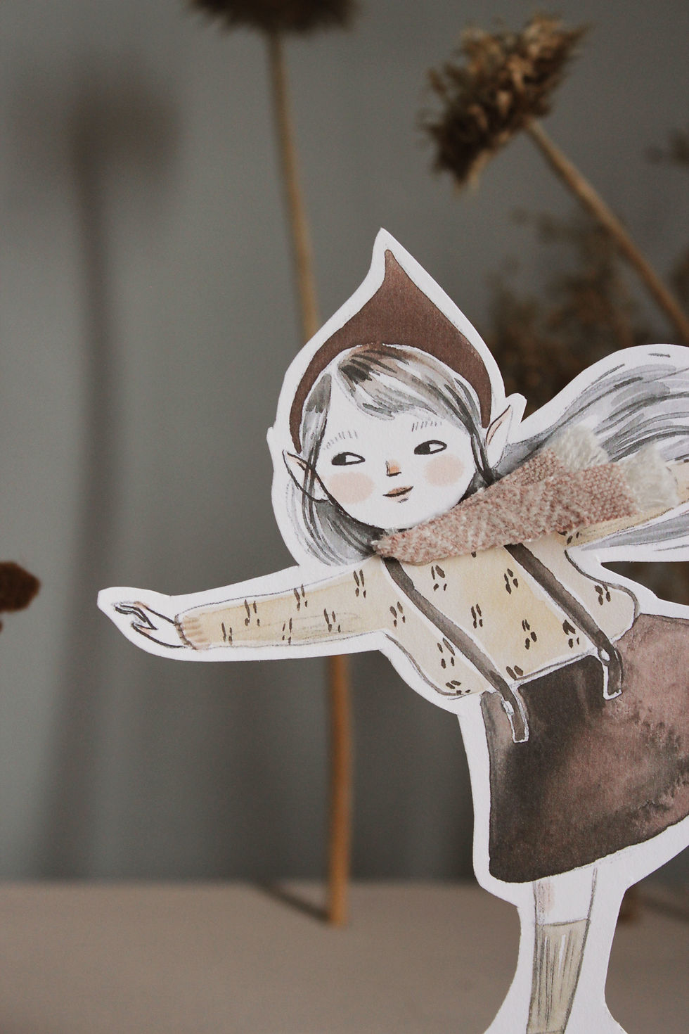 Thumbnail: Sebastian and Sadie: Magnetic Ice Skating Printable