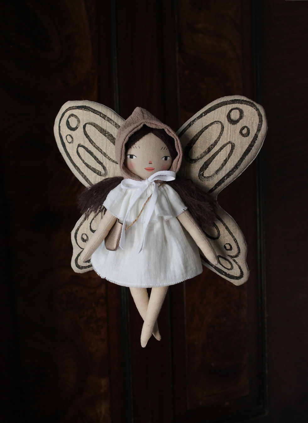Thumbnail: Winter Faerie Art Doll Elvenia