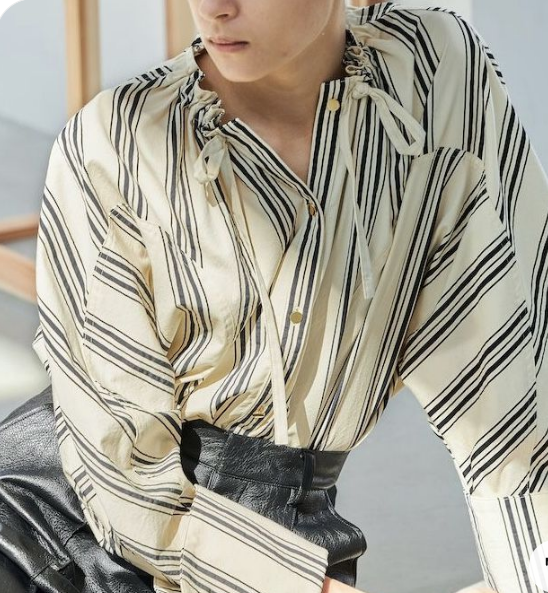 Yarn dyed shirt soft and drappy