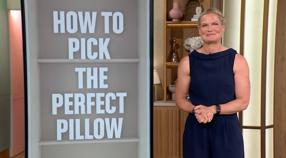 Dr Sophie Bostock on ITVs This Morning sharing 'How to Pick the Perfect Pillow'