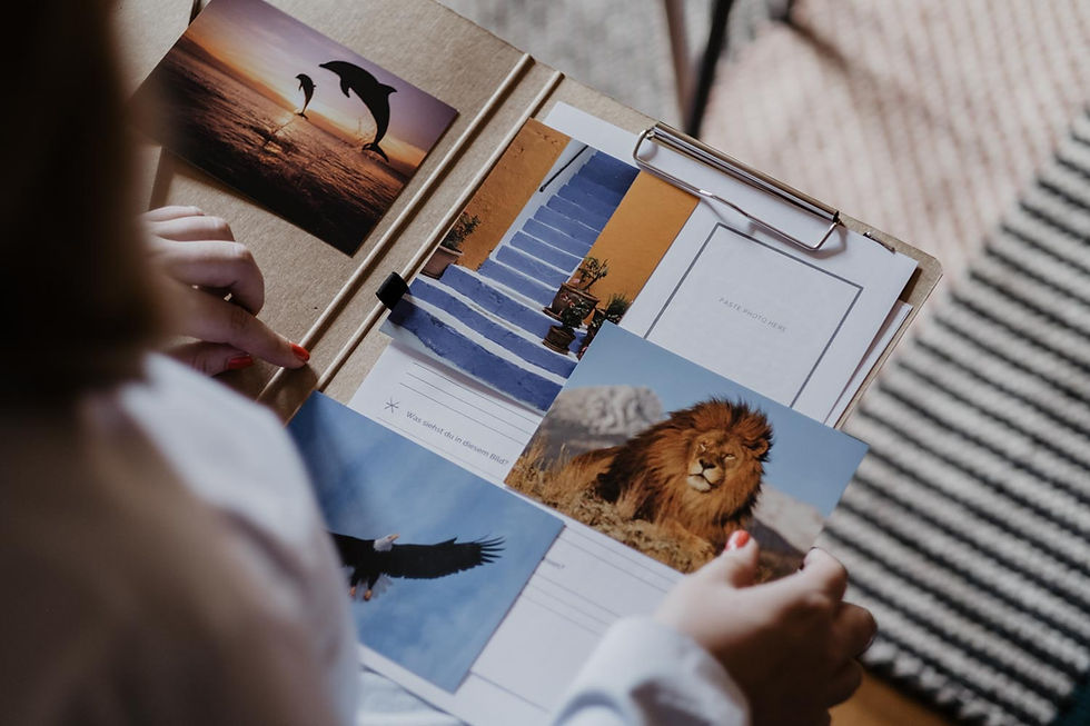 Business Coaching mit Bildmaterialien