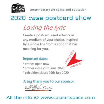 Closing date extended to 29th June for 2020 case postcard show
