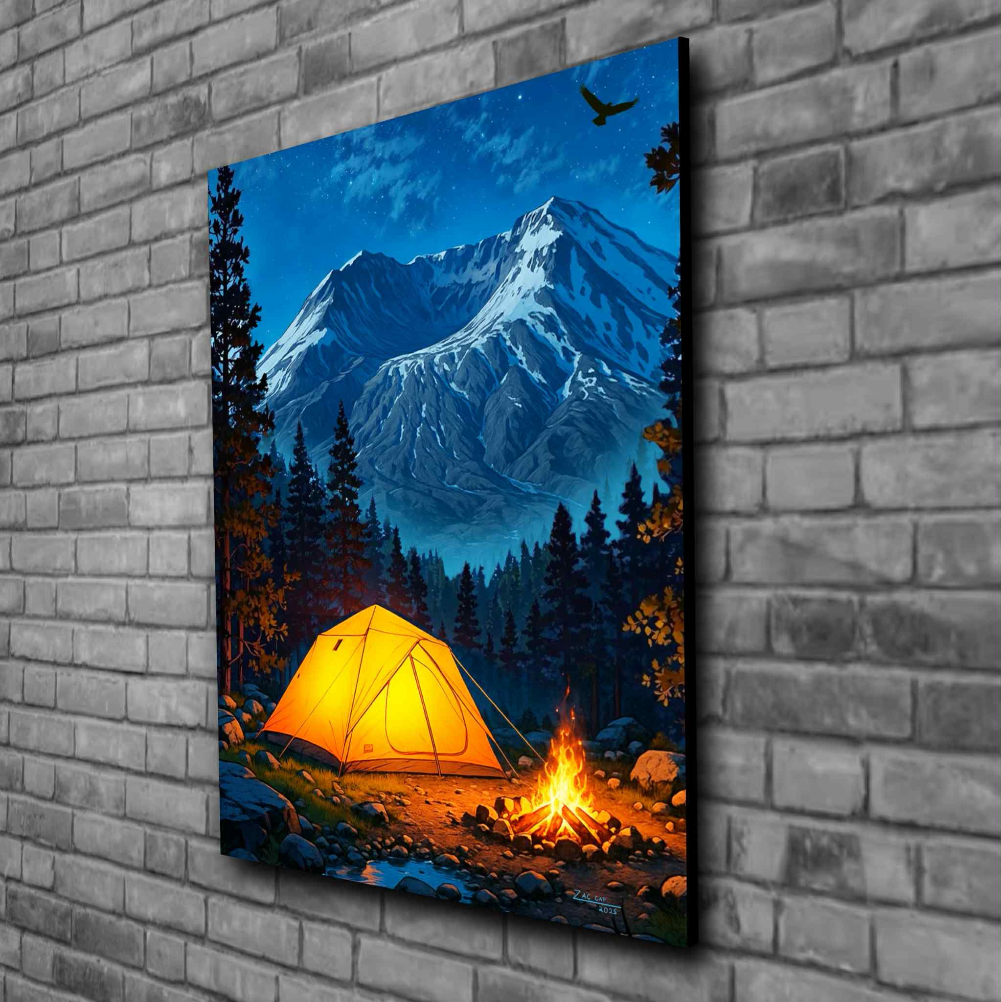 FIRESIDE AT ST.HELENS PRINT