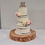 Thumbnail: Sanded naked wooden log slice cake stands / decorative log without bark