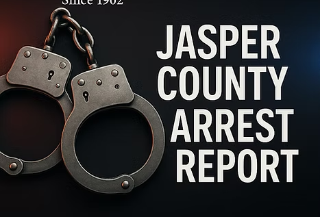Jasper County Arrest Report – Friday, November 7, 2025