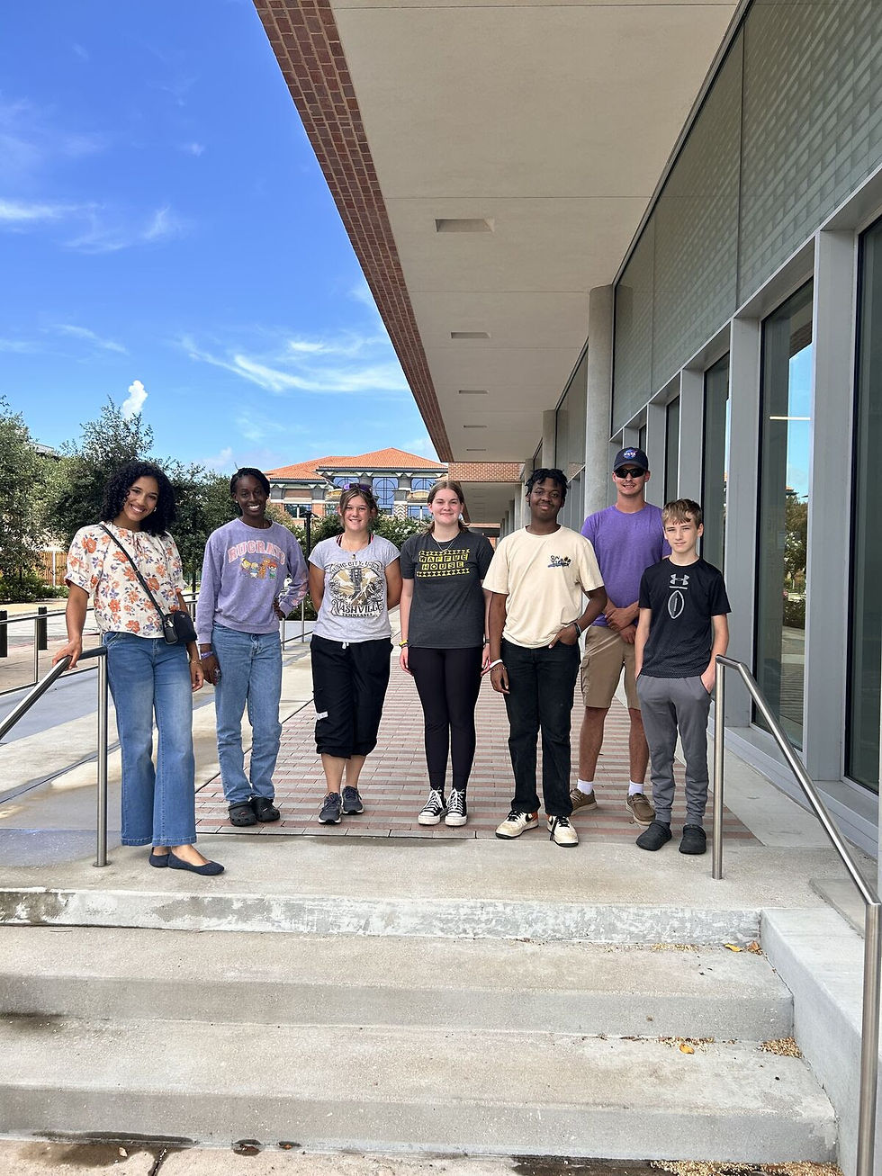 Pictured from left to right: Rosalind Spikes, Lane Fomby, Harley Watson, Emily Morrison, Madelyn Foster, Octavian Holloway, and Carson Shoemaker. (Not pictured: Logan North and Kiston Goss) Photo Courtesy of Newton ISD.
