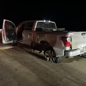 Late-Night Crash Damages Truck, Shuts Down Highway at Dam B Bridge
