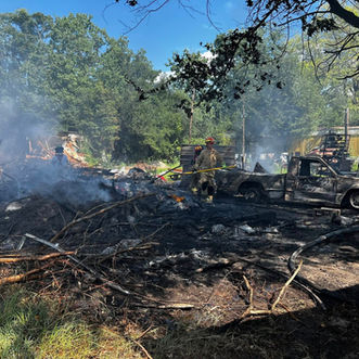 Zavalla VFD Battles Blaze Amid Water Crisis as City Works Toward Pump Solution