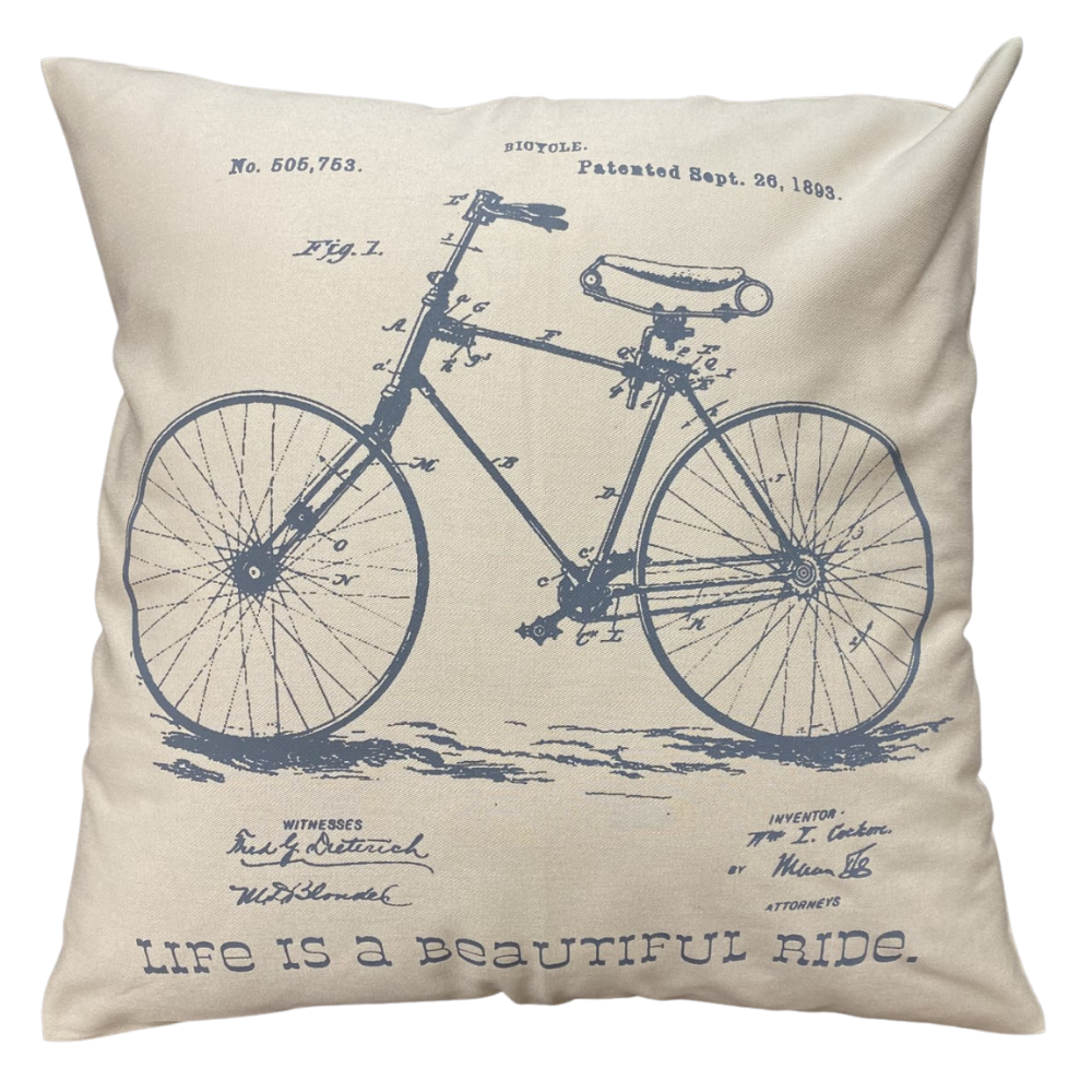 Capa de Almofada 45x45 Bike
