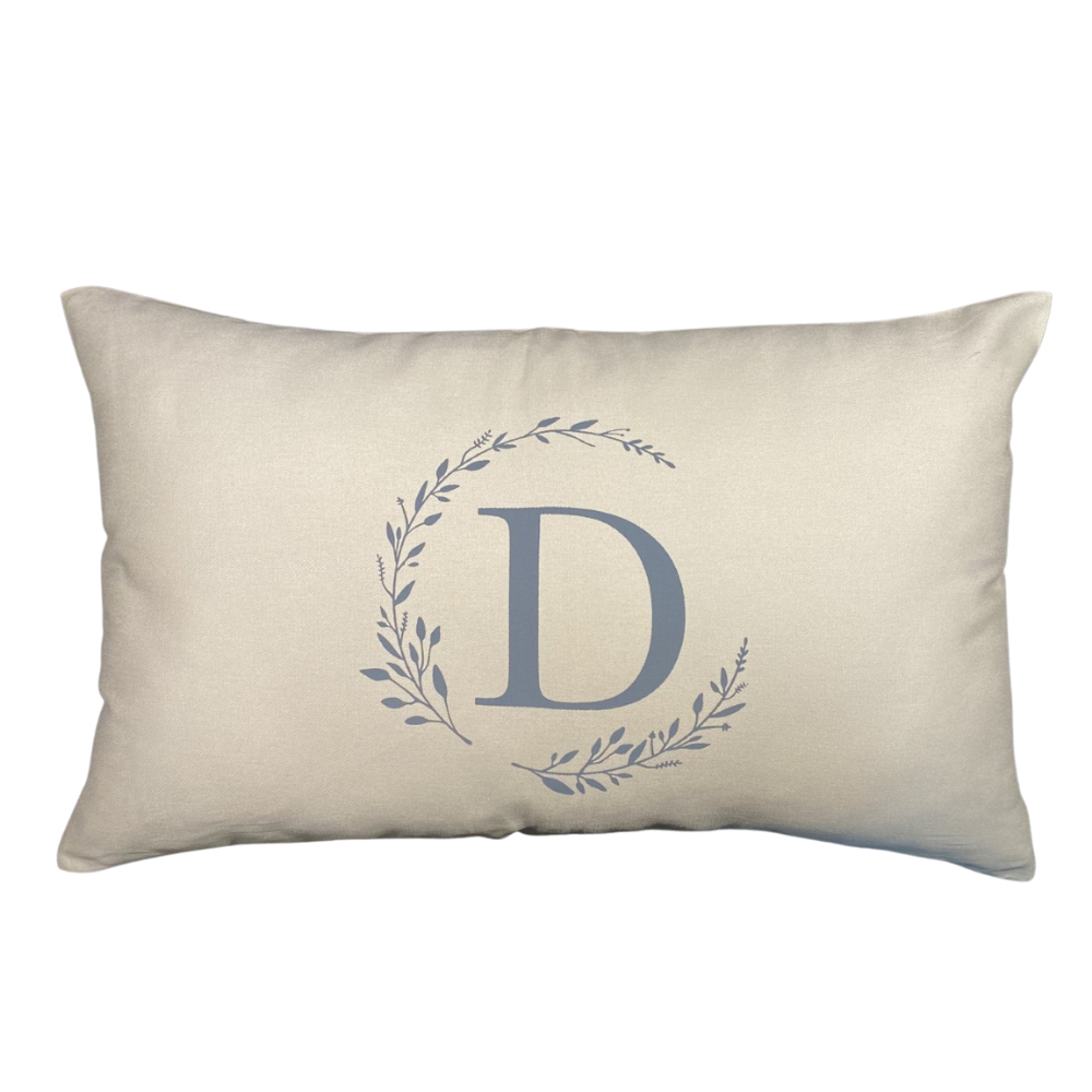 Capa de Almofada 50x30 Letra D
