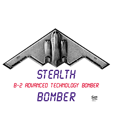 B-2 Bomber White
