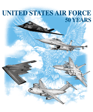 USAF 50 Years-Eagle