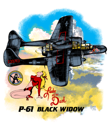 P-61 Blackwidow Wht.