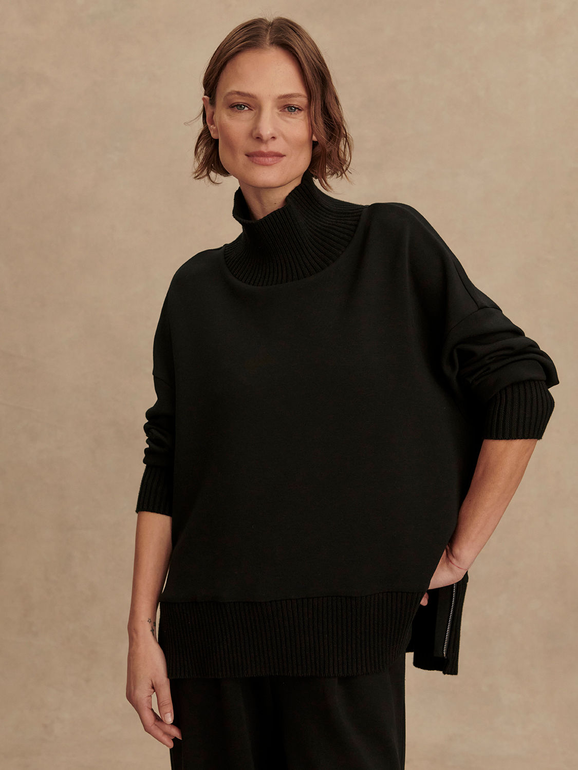 barker high neck sweat
