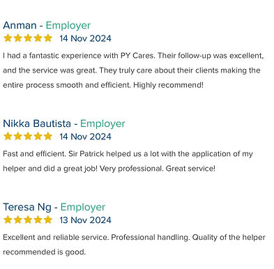 Good reviews from our client