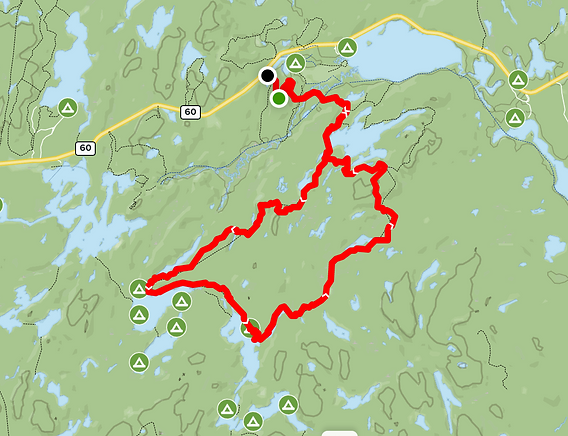 Highland Backpacking Trail Algonquin Park Ontario