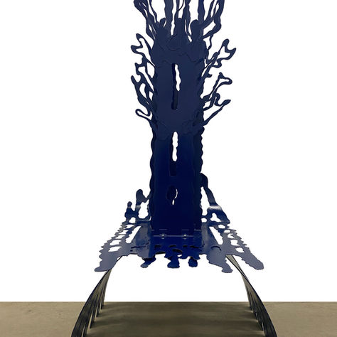Earth, Wind, and Two Trees in a Parallel World by Firouzeh Saremi Far
